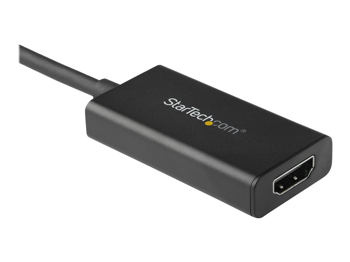 STARTECH.COM DisplayPort to HDMI Adapter with HDR - 4K 60Hz - Black - DP to HDMI Converter