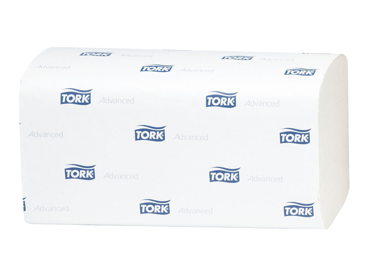 TORK Papierhandtücher Advanced H3 Zick‑Zack‑Falzung 2‑lagig