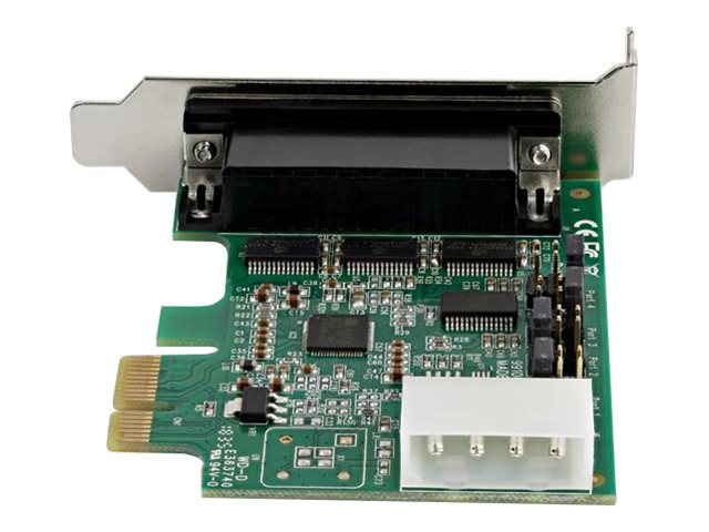 STARTECHCOM PCI Express serielle Schnittstellenkarte mit 4 Ports 16950 UART Low Profile 256ByteFIFOCache