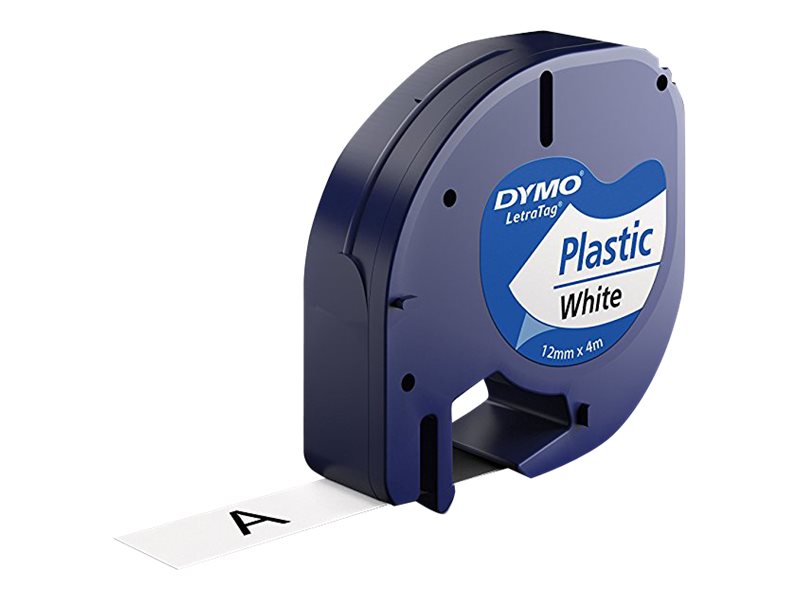 Dymo LetraTAG Kunststoff weiß