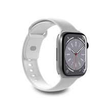 Puro Silicon Armband Apple Watch 38/40/41mm weiß