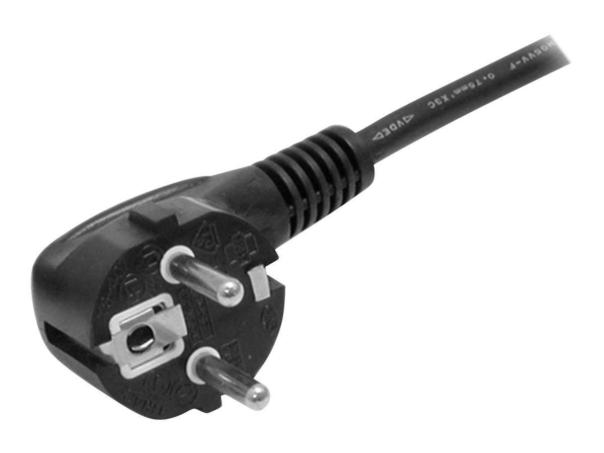 STARTECH.COM 3m 10ft Computer Power Cord 18AWG EU Schuko to C13 10A 250V Black Replacement AC PC Power Cord TV/Monitor Power Cable