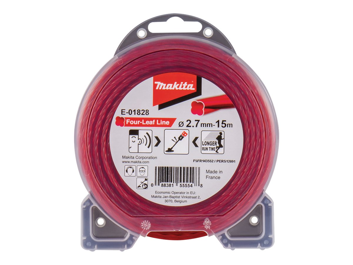 makita E-01828 Mähfaden 2,7 mm x 15,0 m makita E-01828 Mähfaden 2,7 mm x 15,0 m