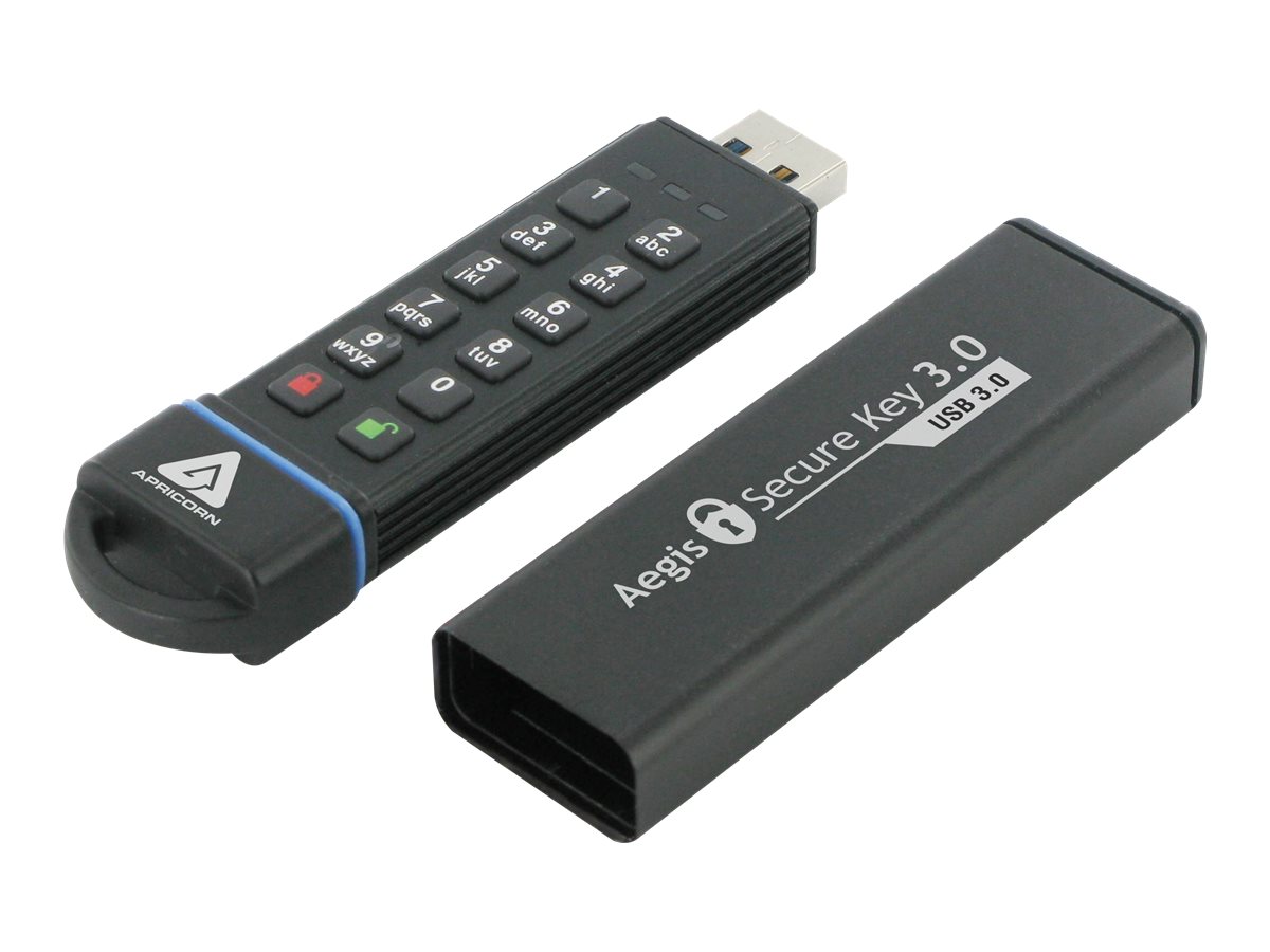 Apricorn Aegis Secure Key 3.0 - USB-Flash-Laufwerk - 240 GB