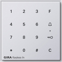 Gira Codetastatur 260566 TX_44 WG UP rw Keyless In Gira Codetastatur 260566 TX_44 WG UP rw Keyless In