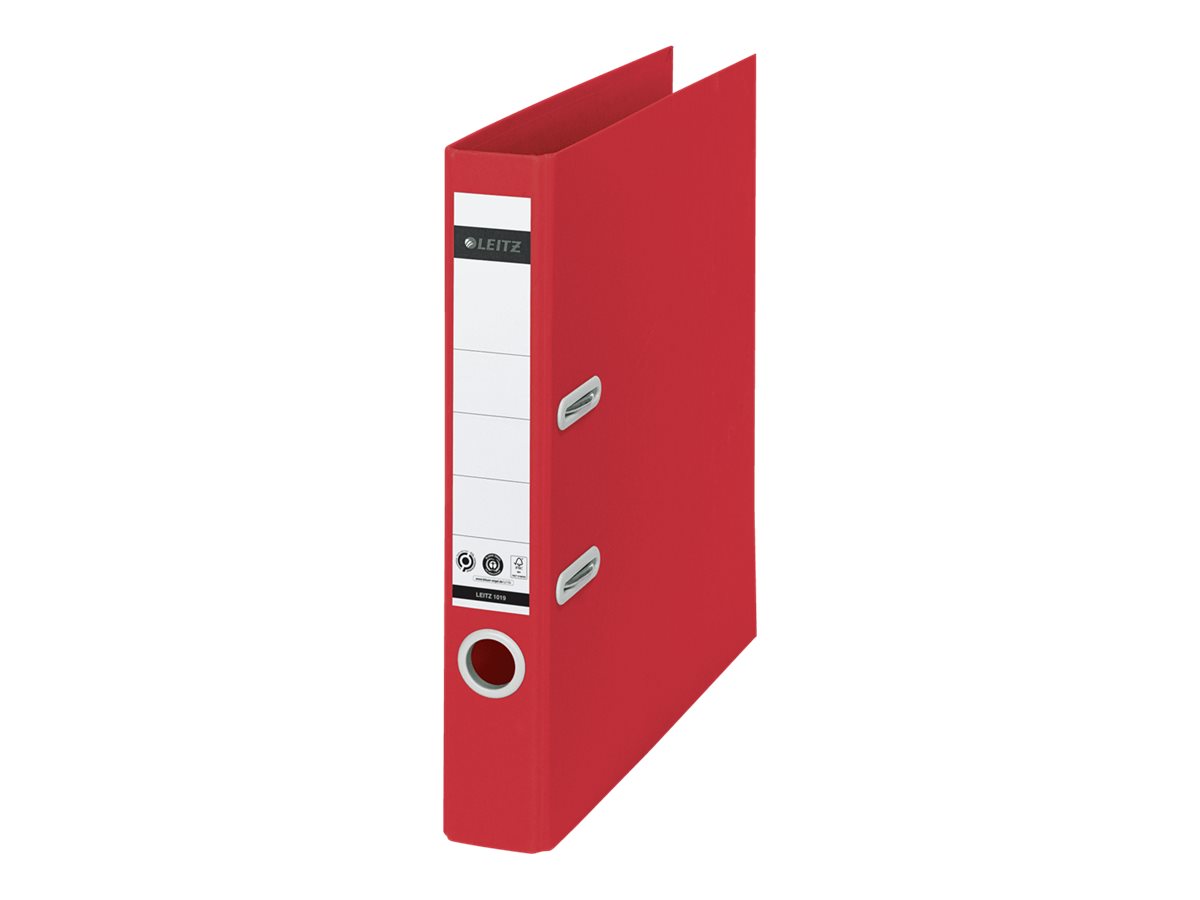 LEITZ recycle 1019 Ordner rot Karton 5,0 cm DIN A4