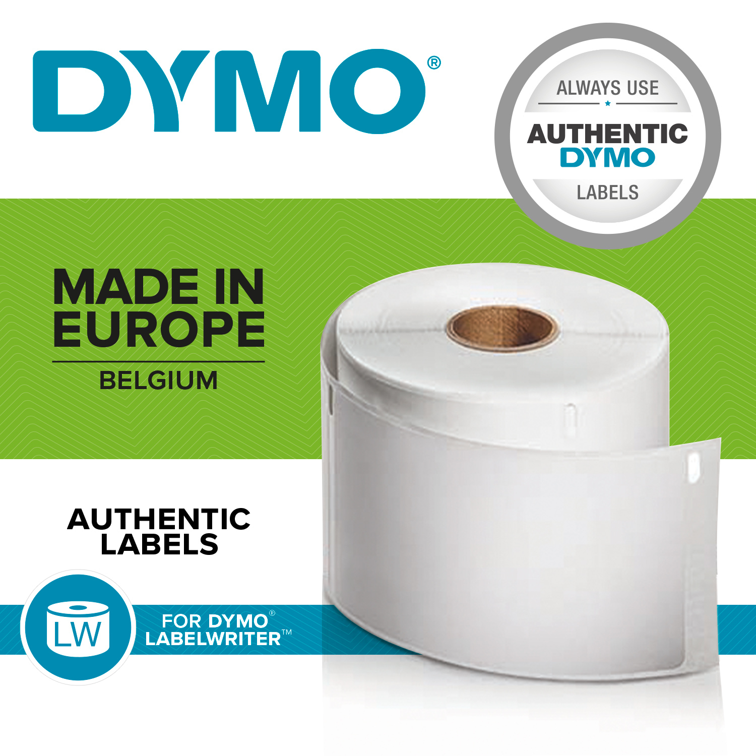 S0722520 DYMO 25x54mm WEISS