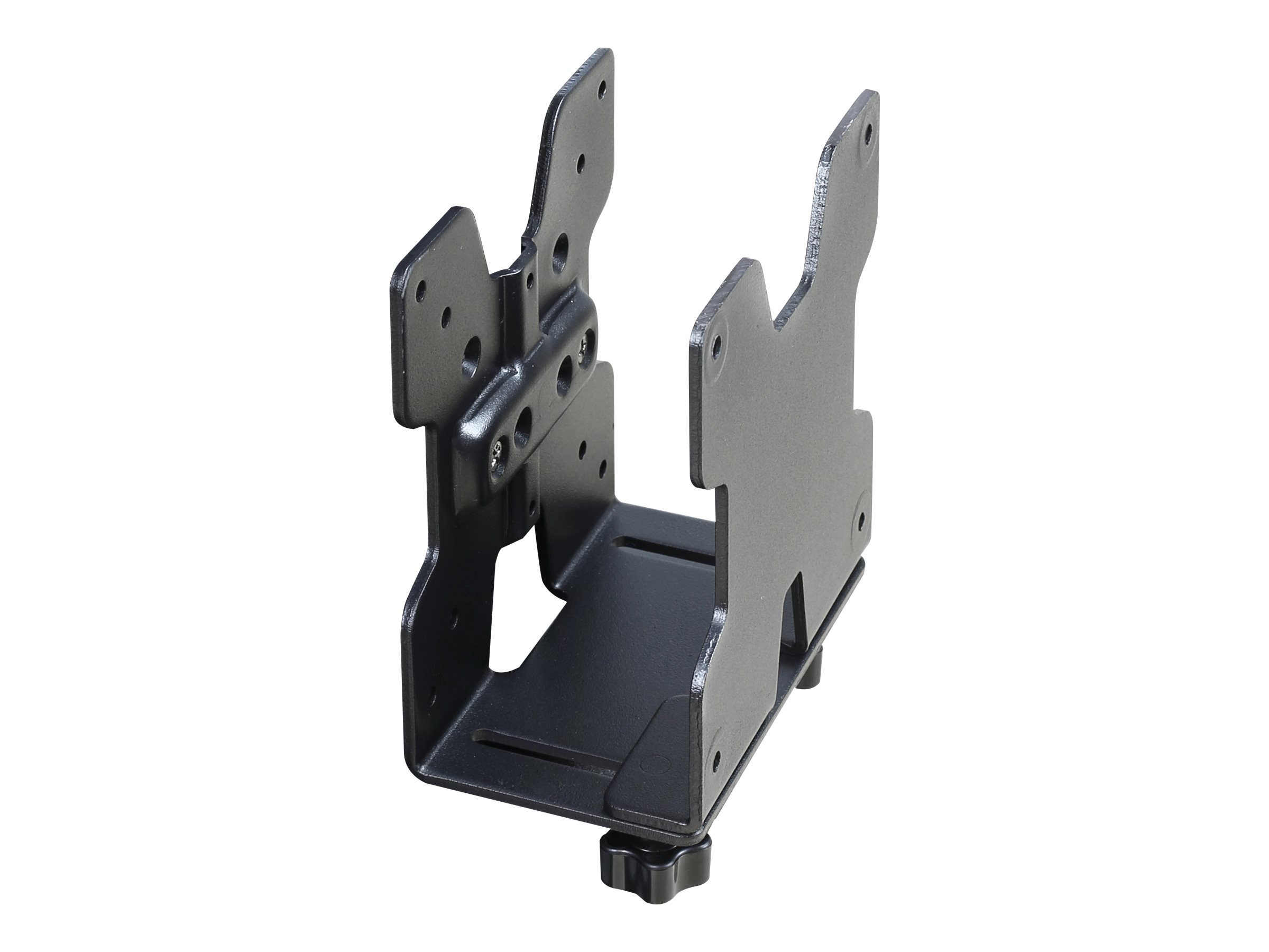 ERGOTRON universal ThinClientHalter schwarz VESA MISD 100x100 75x75mm belastbar bis max 2,7kg auch fuer kleine CPU Mac mini etc