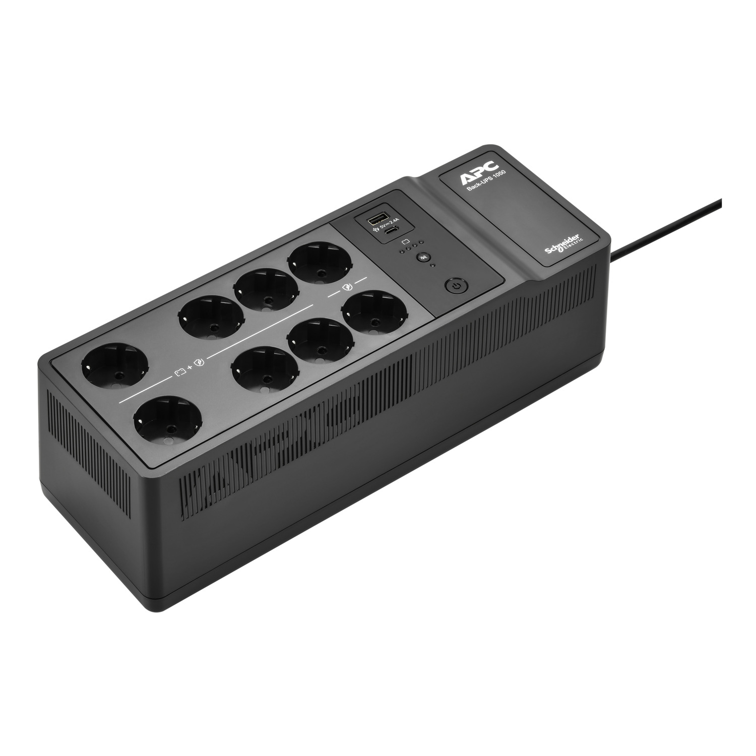 APC BackUPS UPS wall mountable surface mountable AC 230V 600Watt 1050VA output connectors 10