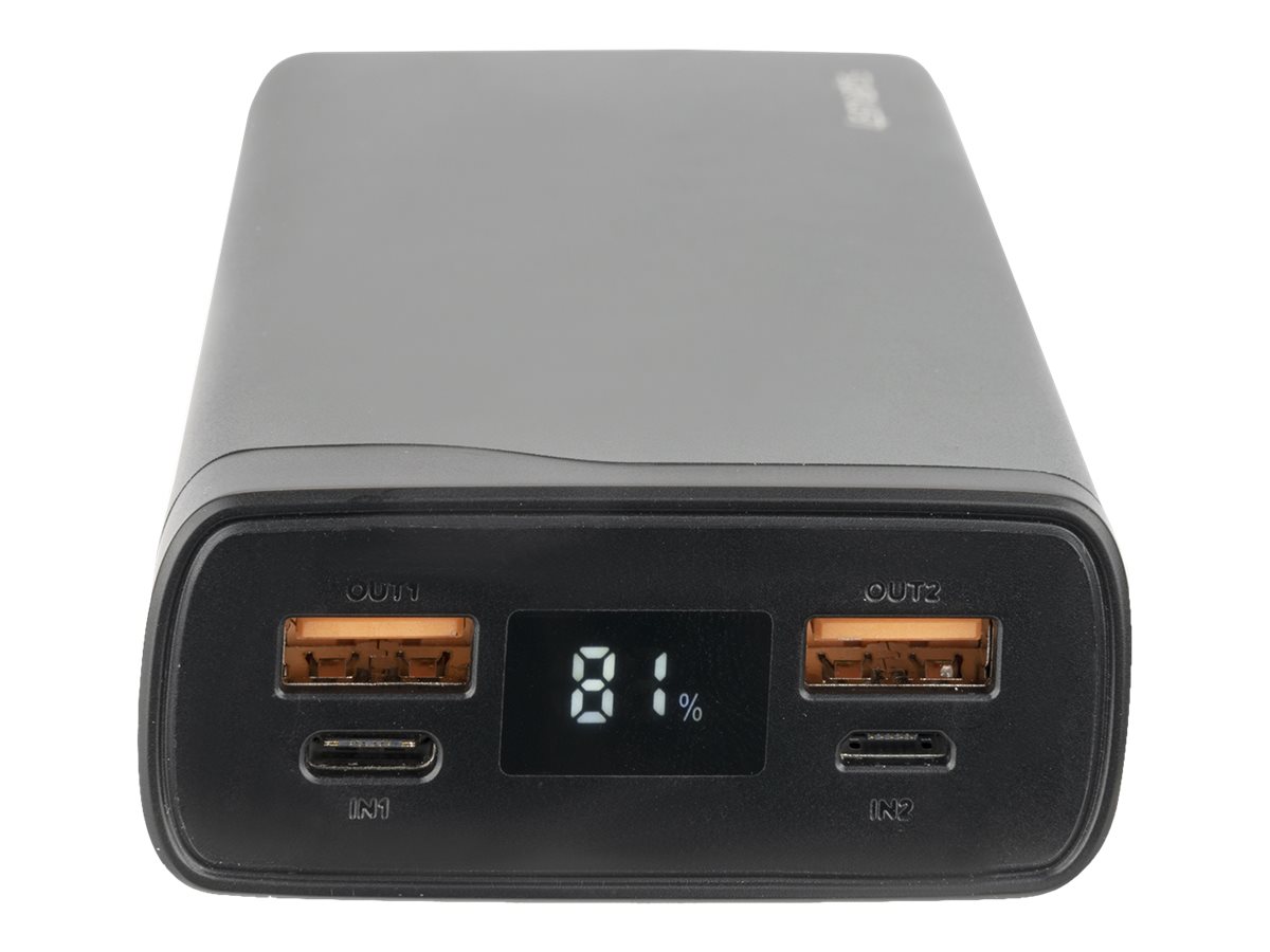 4smarts Powerbank VoltHub Pro 20000mAh QuickCharge PD gunmetal