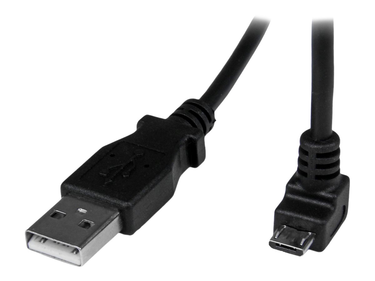 STARTECH.COM 2m Micro USB Cable - A to Down Angle Micro B