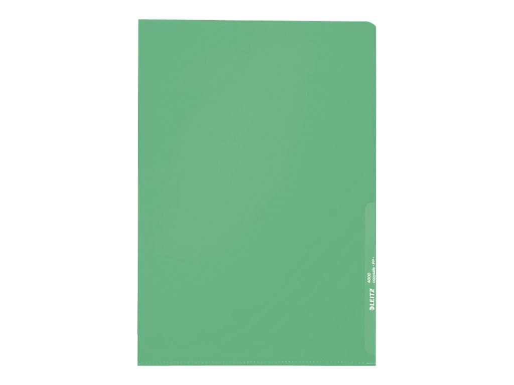 100 LEITZ Sichthuellen 4000 DIN A4 gruen genarbt 0,13 mm 100 LEITZ Sichthuellen 4000 DIN A4 gruen genarbt 0,13 mm