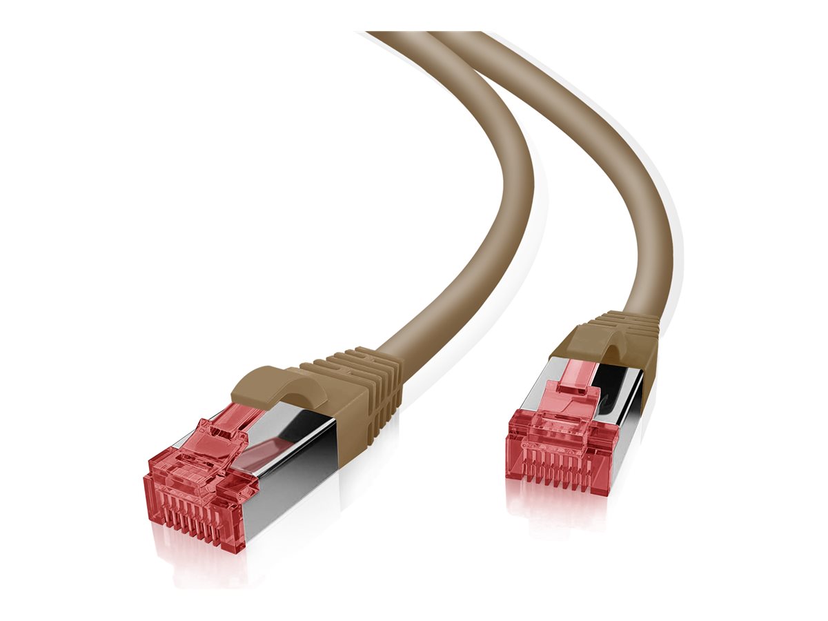 helos GRS zertifiziertes Cat 6a Patchkabel mit Cat 7 Rohkabel TPE braun 1,5m helos GRS zertifiziertes Cat 6a Patchkabel mit Cat 7 Rohkabel TPE braun 1,5m