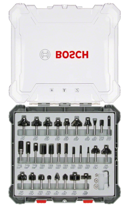 BOSCH Mixed Set FraeserSet 30teilig
