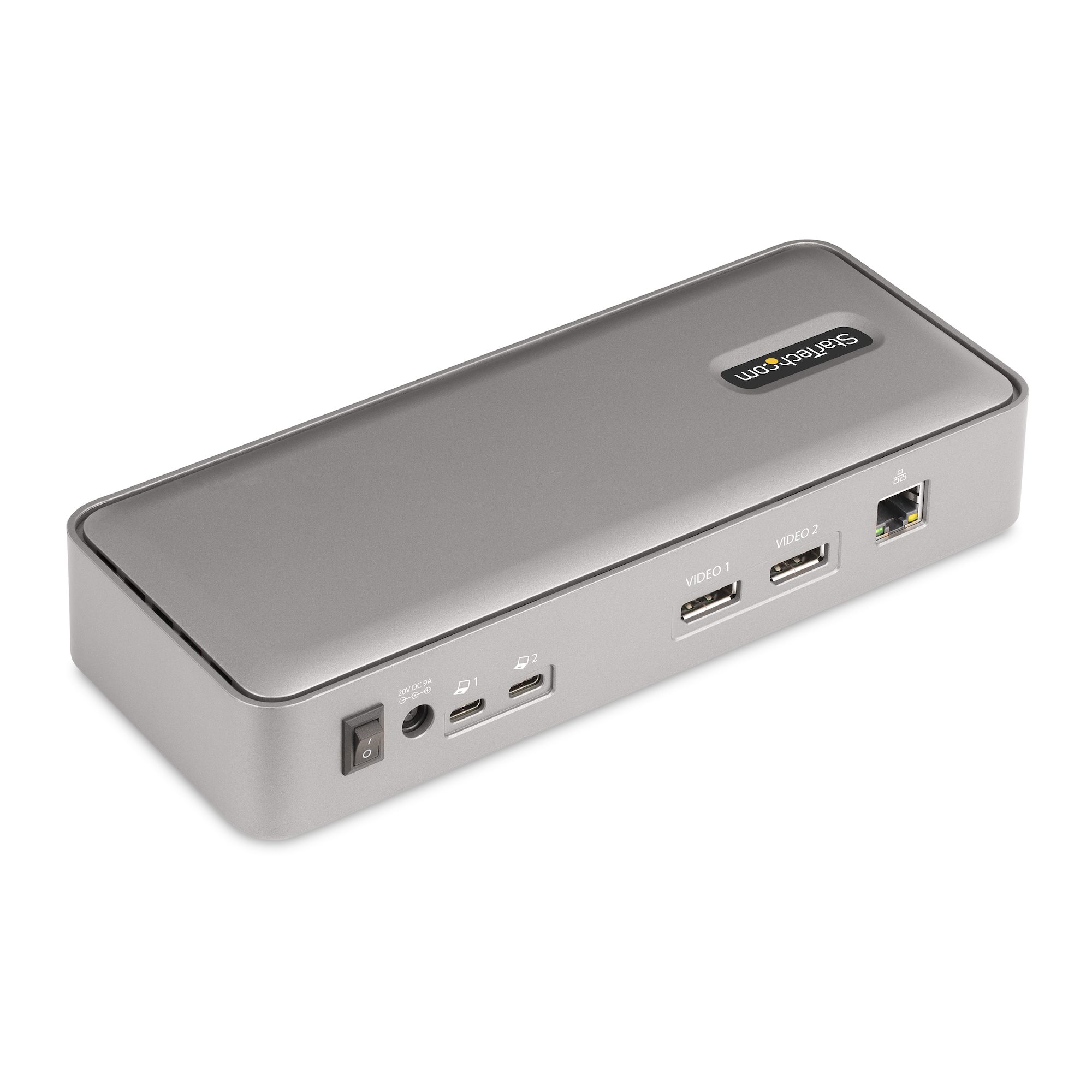 StarTech.com Dual-Laptop USB-C KVM Dock 129UE-USBC-KVM-DOCK Dual Monitor 4K 60Hz