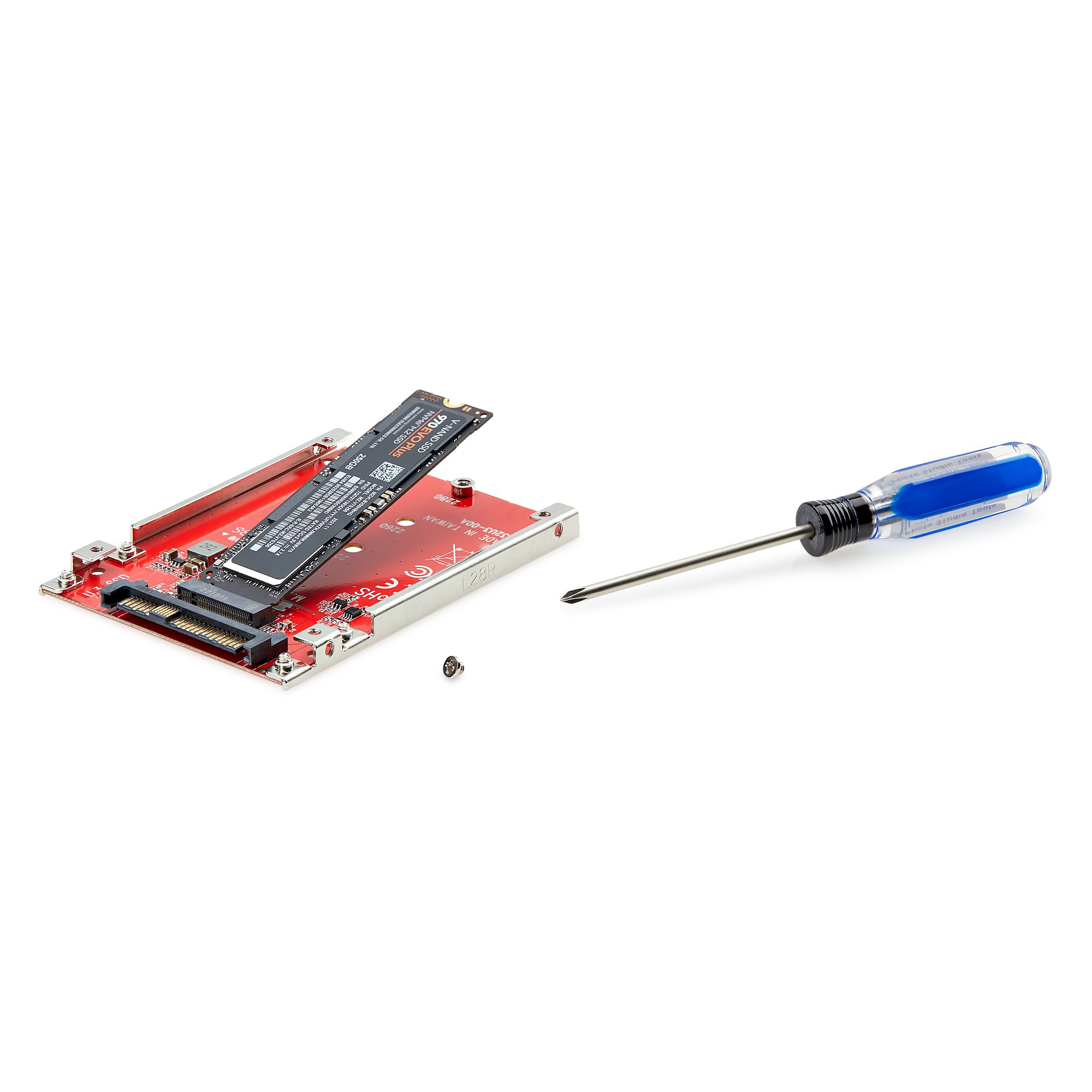 STARTECHCOM M2 auf U3 Adapter fuer M2 NVMe SSD PCIe M2 Laufwerk zu 6,35cm 2,5Zoll U3 SFFTA1001 Konverter M2 Gehaeuse mit U3