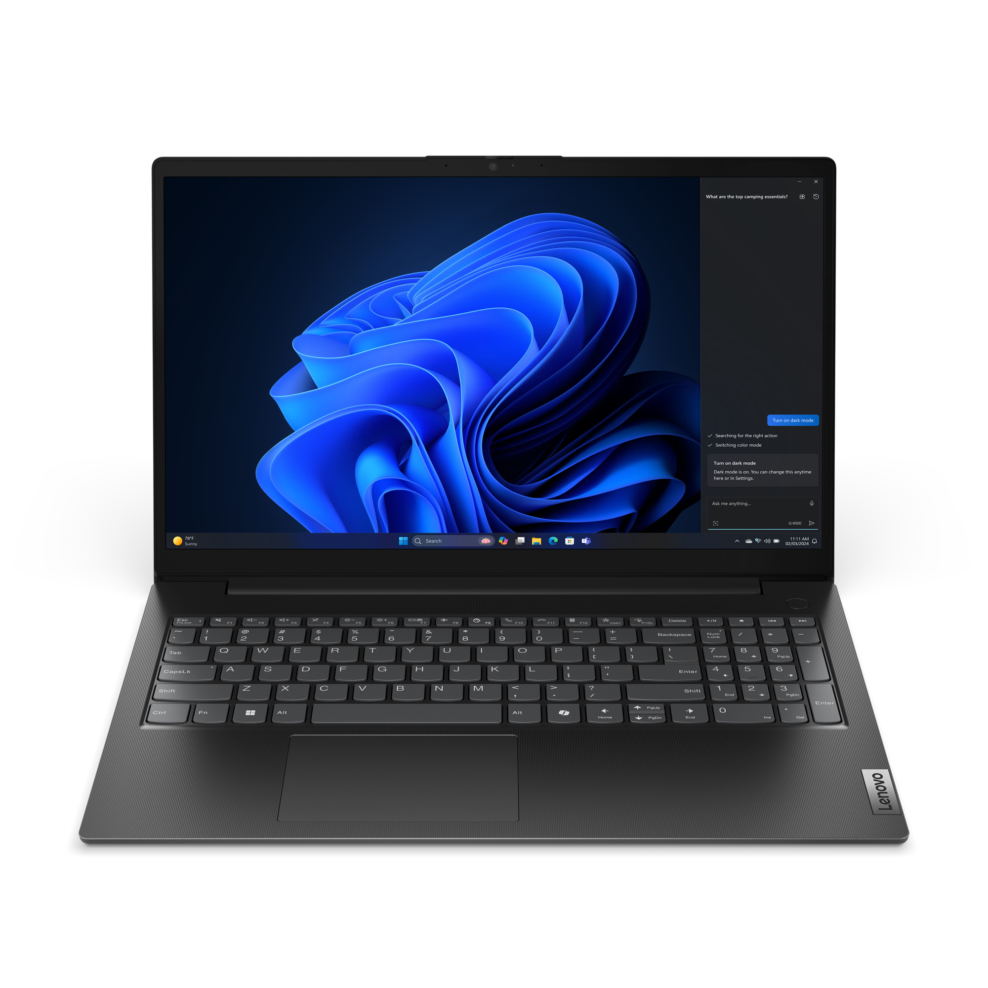 LENOVO V15 G5 Intel Core i513420H 39,62cm 15,6Zoll FHD 8GB 256GB SSD UMA W11P No WWAN Black TopSeller