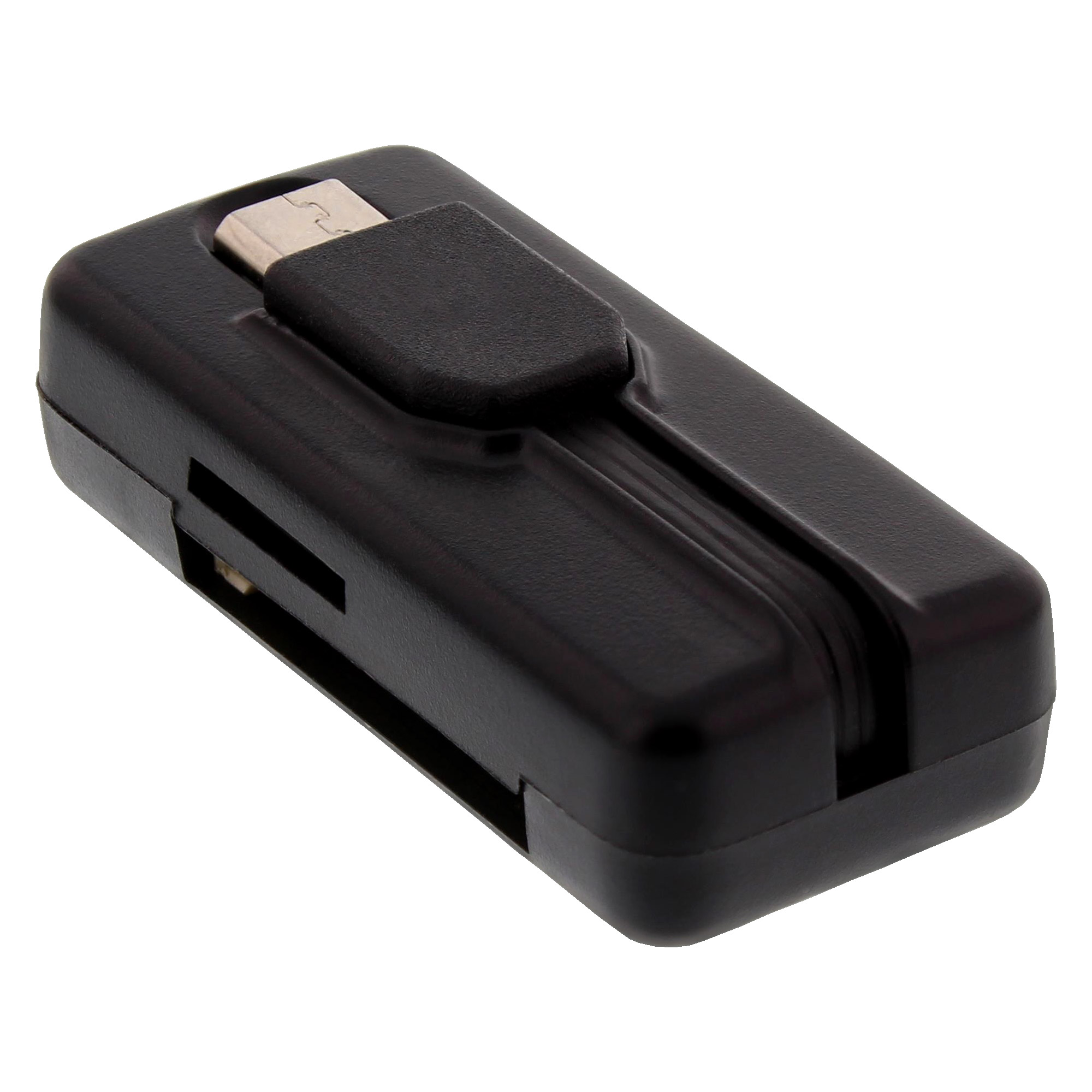 INLINE OTG Card Reader Dual Flex fuer SD und microSD mit USB Buchse und 2 Kartenslots
