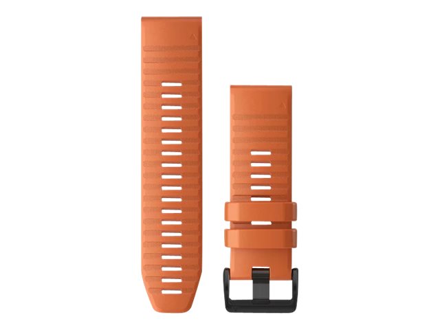 Ersatzarmband QuickFit 26mm Silikon Orange/Schiefergrau Ersatzarmband QuickFit 26mm Silikon Orange/Schiefergrau