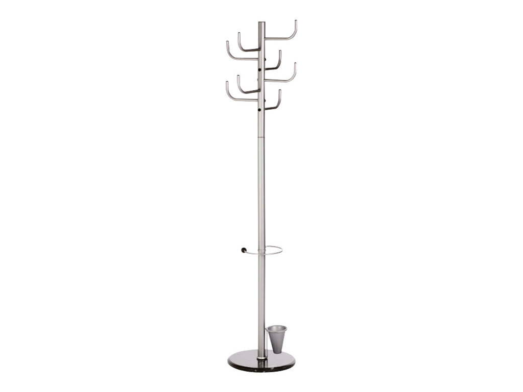 ALCO Kleiderstaender 2802 silber Metall 8 Haken 40,0 x 172,0 cm ALCO Kleiderstaender 2802 silber Metall 8 Haken 40,0 x 172,0 cm