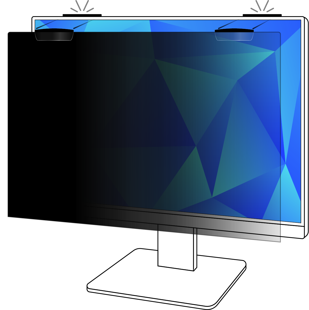 3M Privacy Filter for 68,58cm 27Zoll Full Screen Monitor with COMPLY Magnetic Attach 169 PF270W9EM