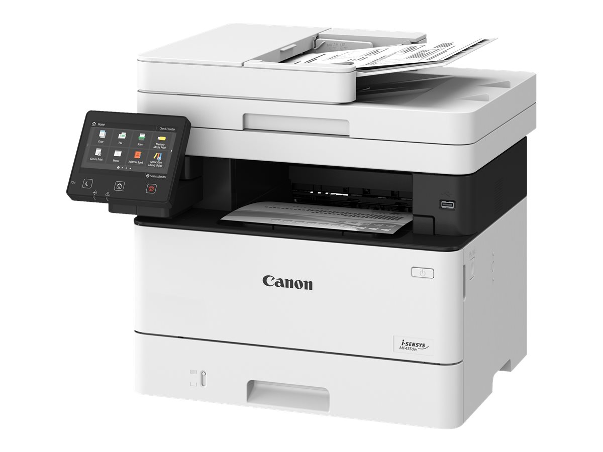 Canon i-SENSYS MF455dw 4 in 1 Laser-Multifunktionsdrucker grau Canon i-SENSYS MF455dw 4 in 1 Laser-Multifunktionsdrucker grau
