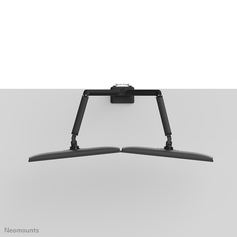 NEOMOUNTS Next Slim Desk Mount double display topfix clampgrommet black