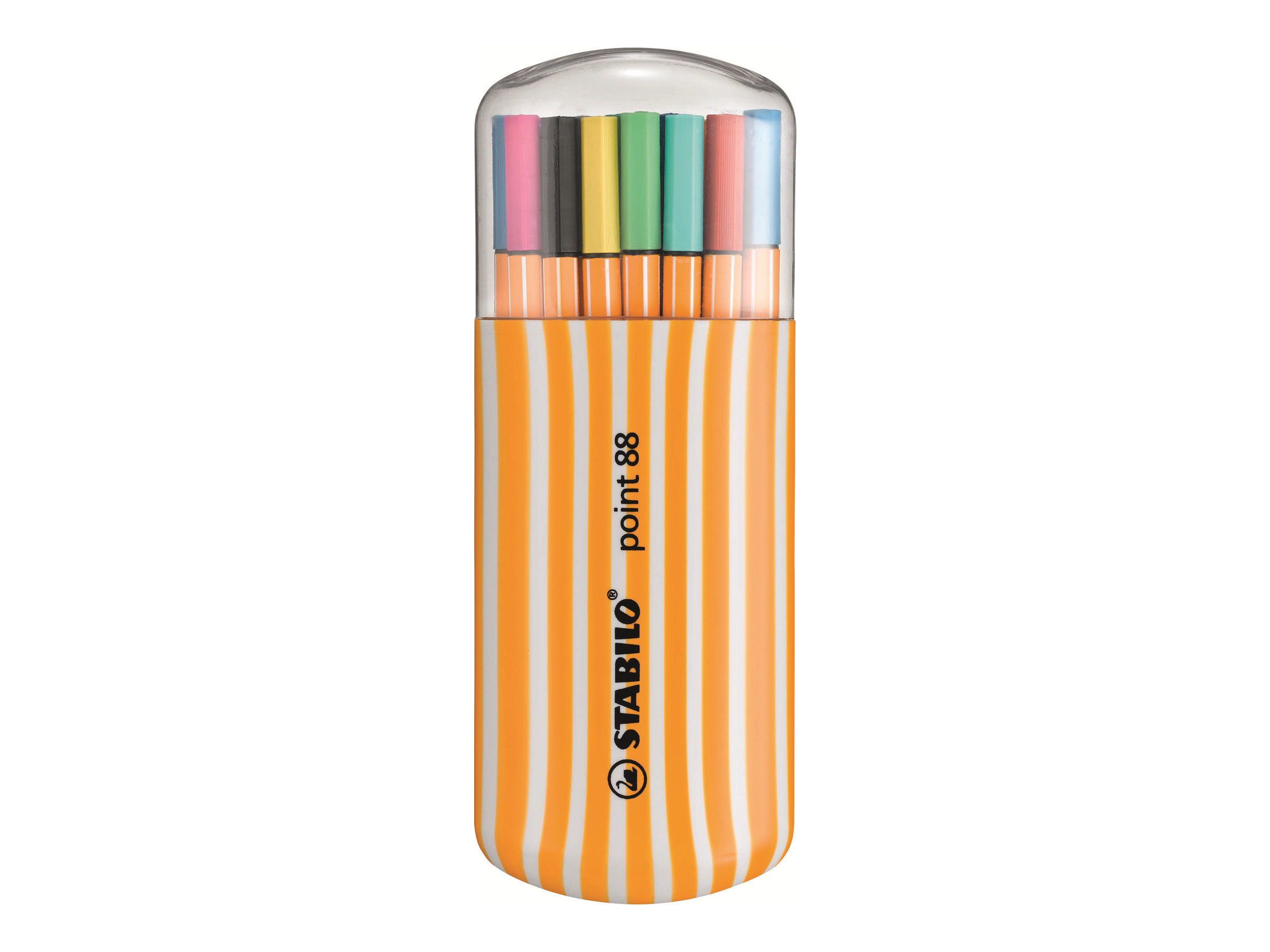 STABILO point 88 Zebrui Fineliner farbsortiert 0,4 mm, 20 St. STABILO point 88 Zebrui Fineliner farbsortiert 0,4 mm, 20 St.