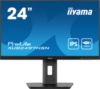 IIYAMA XUB2497HSN-B2 60,96cm 24Zoll IPS FHD 100Hz 300cd/m2 1ms HDMI DP DP Out 3xUSB 3.2 USB C 7.5W LAN Speakers 5 year guarantee