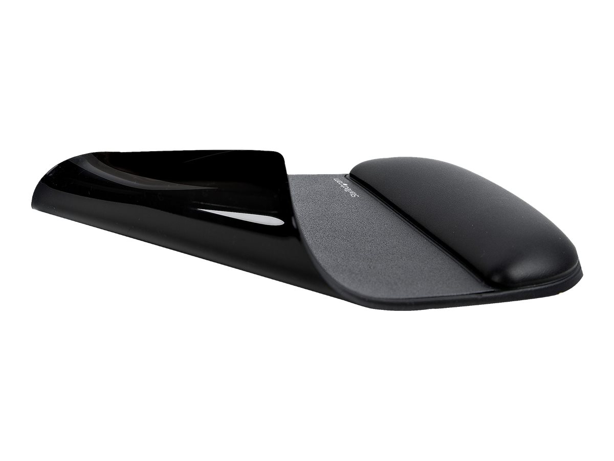STARTECH.COM Mouse Pad with Hand rest 17x18x2cm Ergonomic Mouse Pad with Wrist Support Non-Slip Base Cushioned Gel Pad