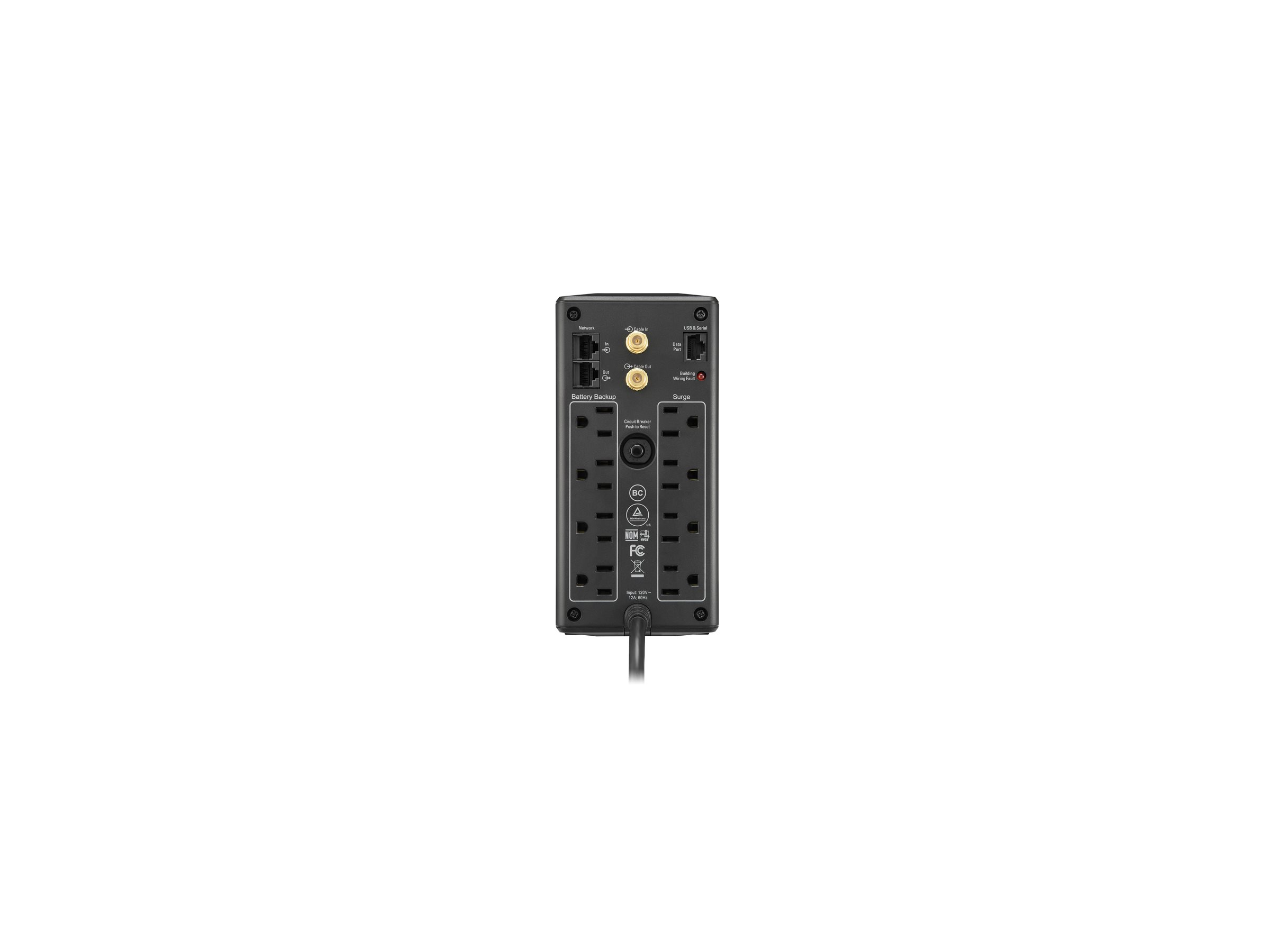 APC BackUPS Pro BX1000M UPS AC 120V 600Watt 1000VA USB output connectors 8 Black