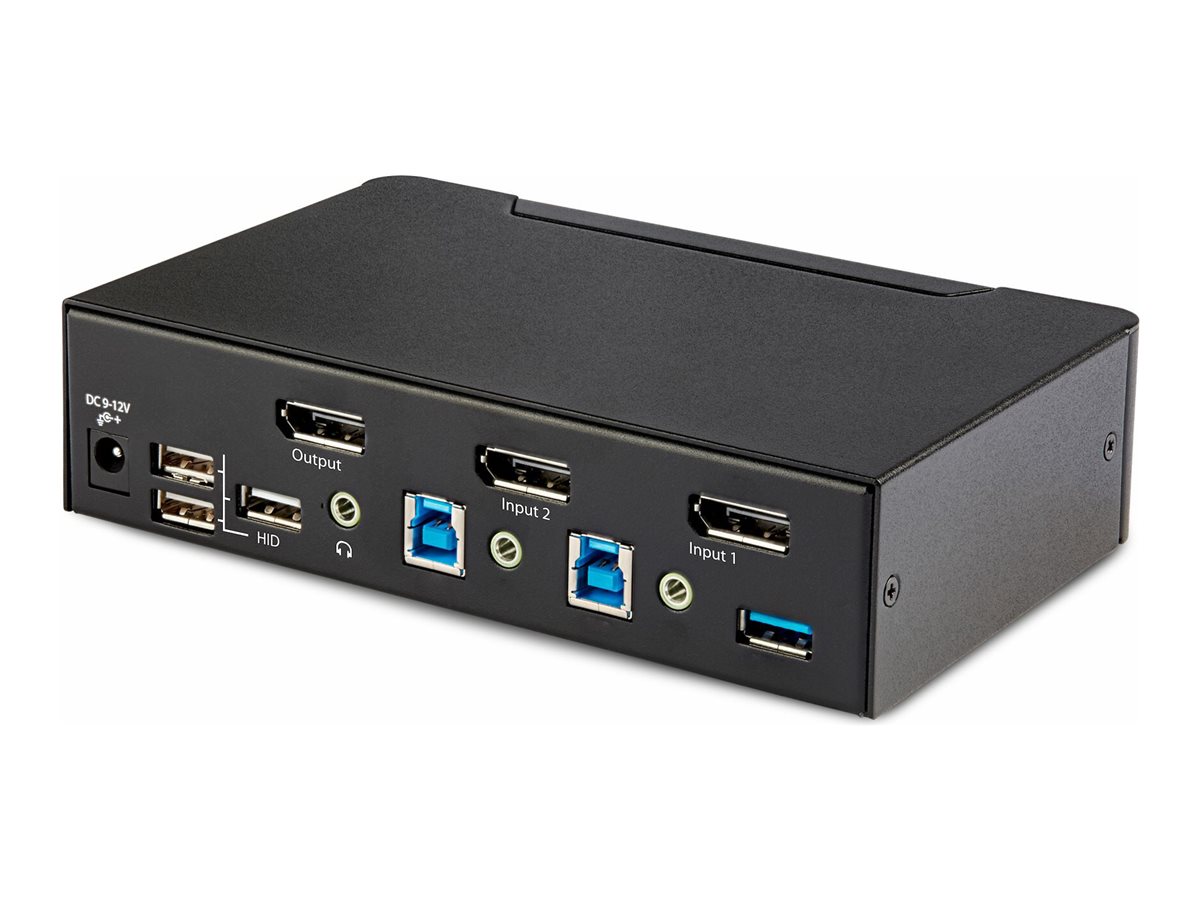 STARTECHCOM 2Port 8K KVMSwitch DisplayPort 14 8K 60Hz 4K 144Hz DP 14 2x USB 30 Ports 4x USB 20 Ports KVM DisplayPort Umscha