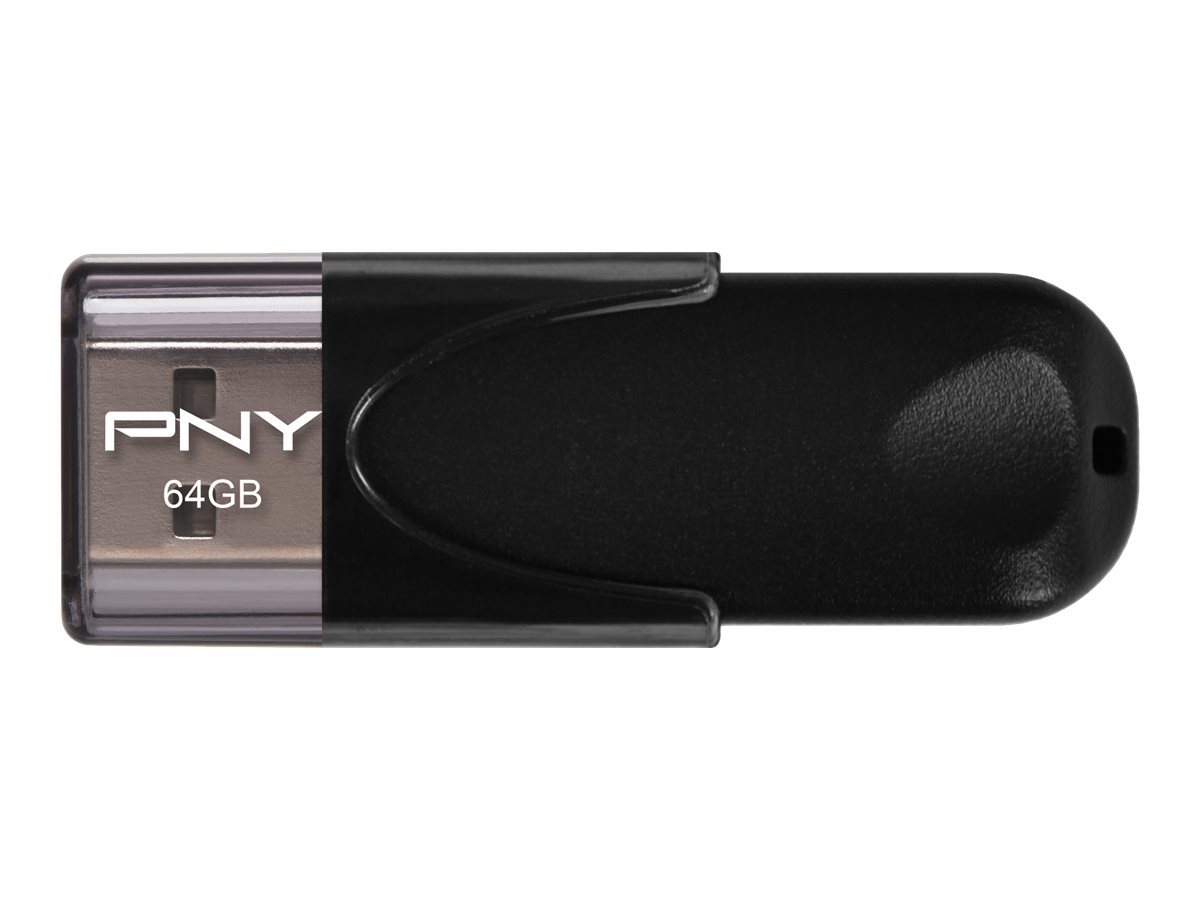 PNY USB-Stick AttachÃ© 4 schwarz 64 GB