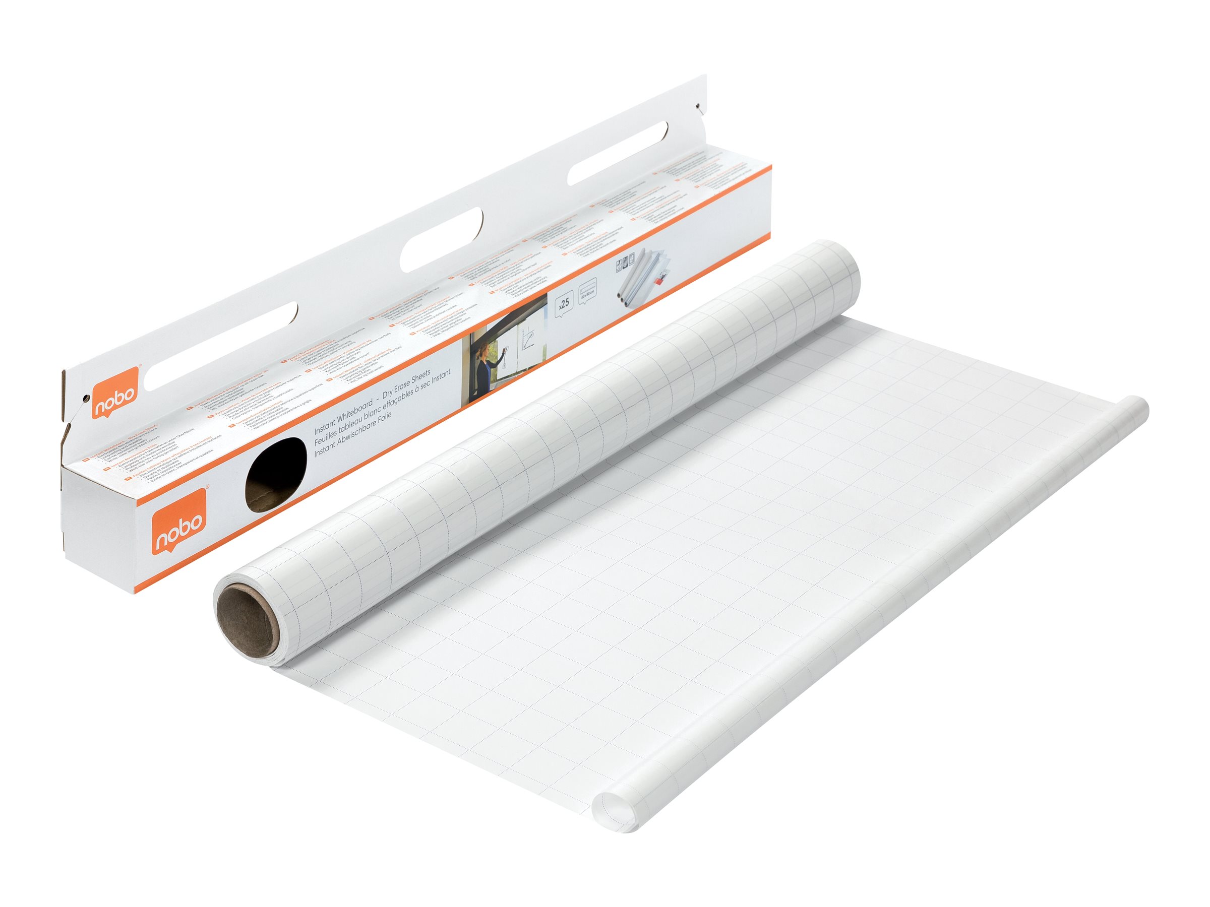 Nobo Flipchart-Folie Instant glatt 60,0 x 80,0 cm weiß