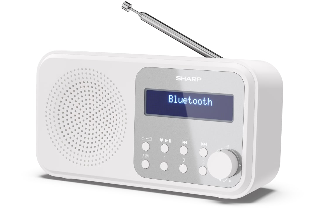 Sharp DRP420 DABBT Radio weiß