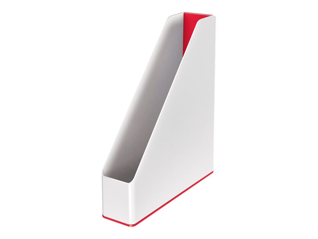 LEITZ Stehsammler WOW Duo Colour 53621026 perlweiss/rot Kunststoff, DIN A4 LEITZ Stehsammler WOW Duo Colour 53621026 perlweiss/rot Kunststoff, DIN A4