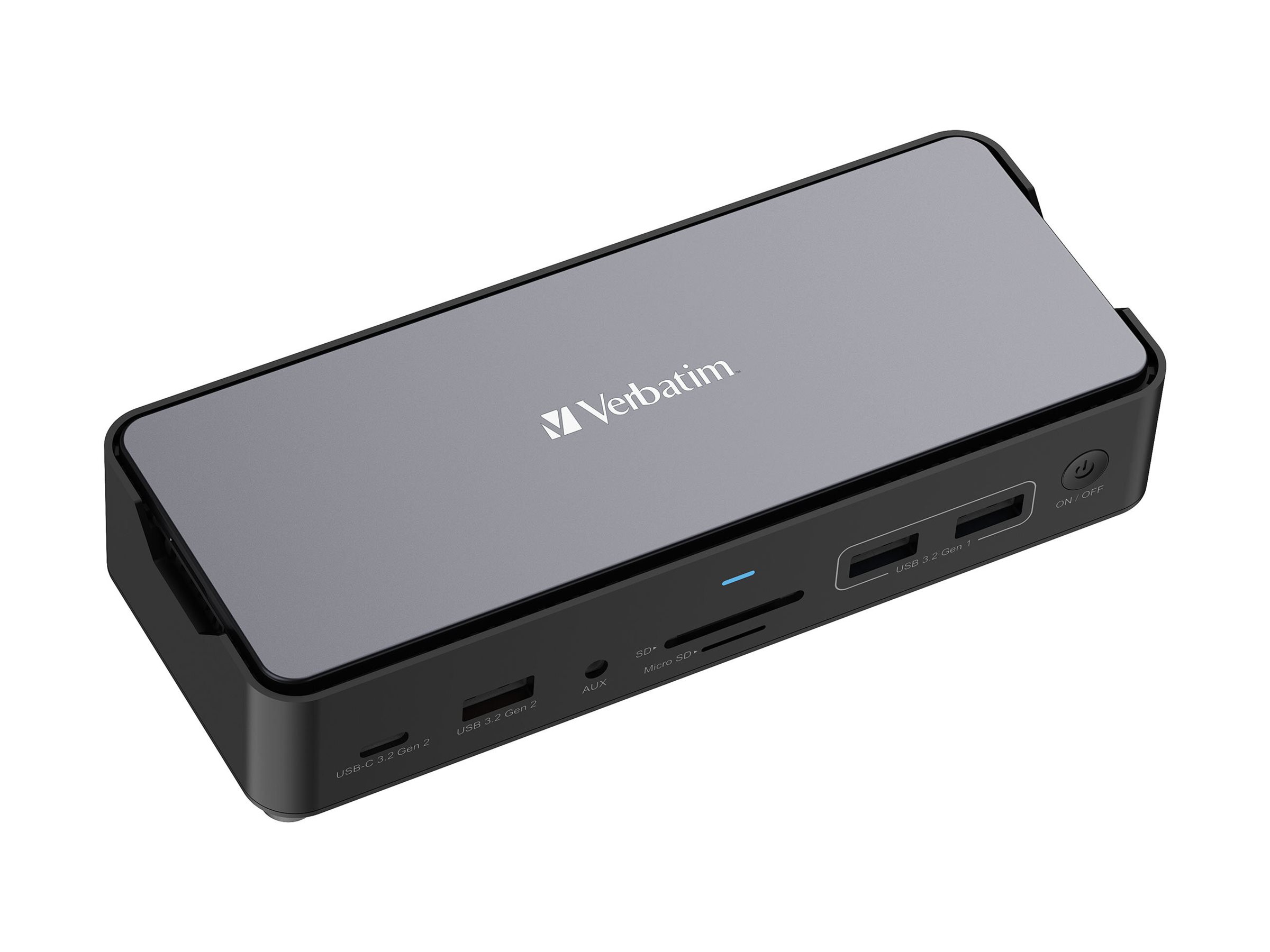 Verbatim USB-C Pro Dockingstation CDS-15S mit HDMI/4K/USB-A/USB-C/SSD Slot/SD