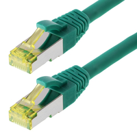 helos Patchkabel Cat 6a SFTP RJ45 grün 7,5m AWG267 LSZH GHMT