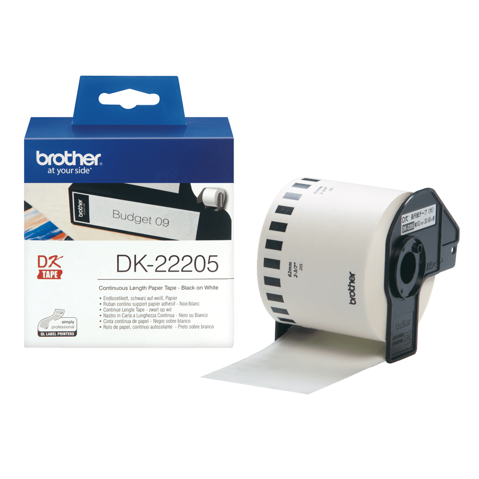 DK22205 BROTHER QL550 Etikettenrolle