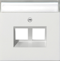 Gira Abdeckung 2640112 BSF Mod Jack 30° 2f Fläche rw