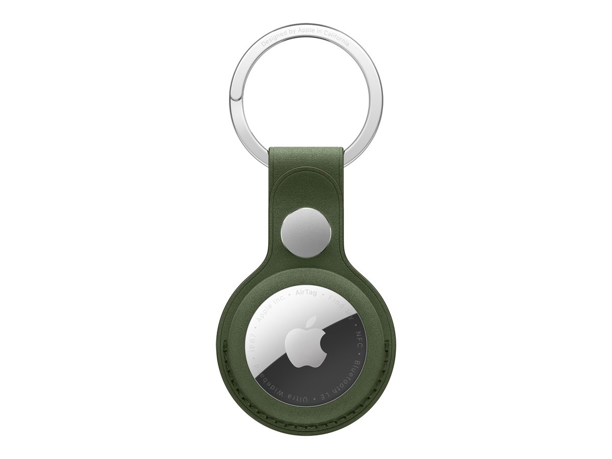 APPLE AirTag FineWoven Key Ring Moss