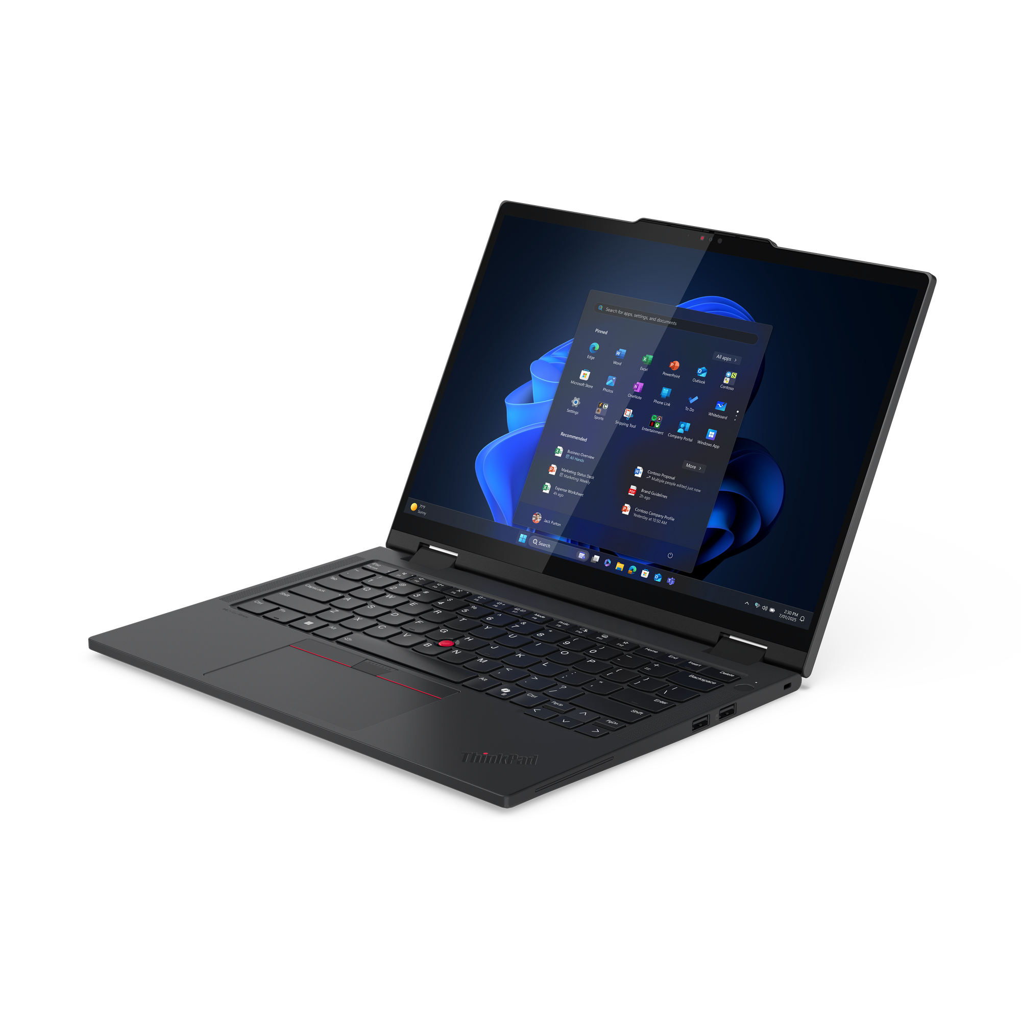 LENOVO ThinkPad T14s 2in1 G1 Intel Core Ultra 5 225U 35,56cm 14Zoll WUXGA IPS LP 16GB 512GB SSD UMA 4G AI PC W11P Black