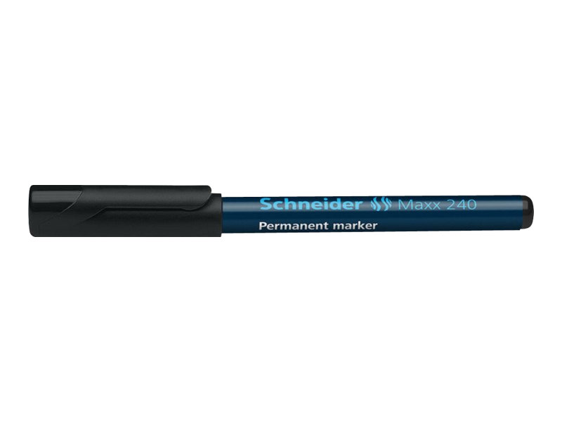 Schneider Maxx 240 Permanentmarker schwarz 1,0 - 2,0 mm, 10 St. Schneider Maxx 240 Permanentmarker schwarz 1,0 - 2,0 mm, 10 St.