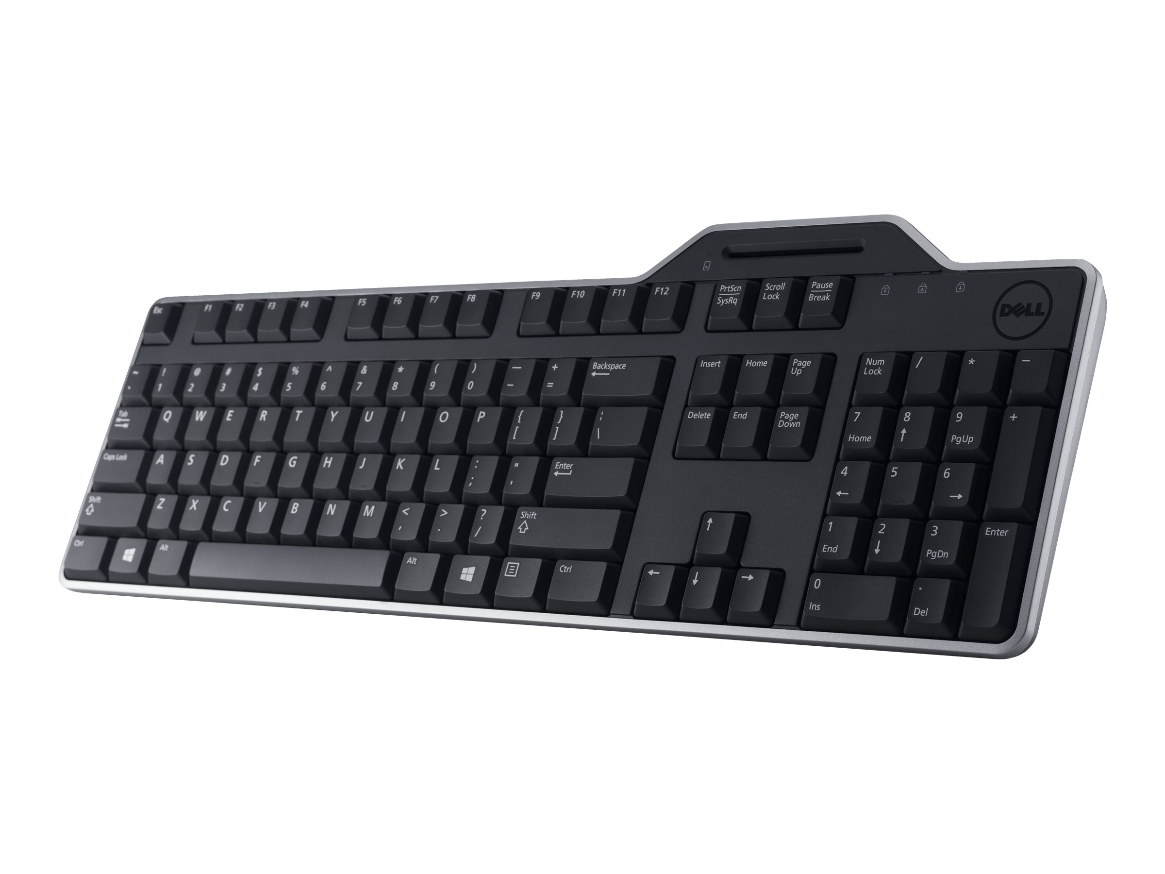 DELL KB-813 Smartcard Reader USB Keyboard Black DELL KB-813 Smartcard Reader USB Keyboard Black