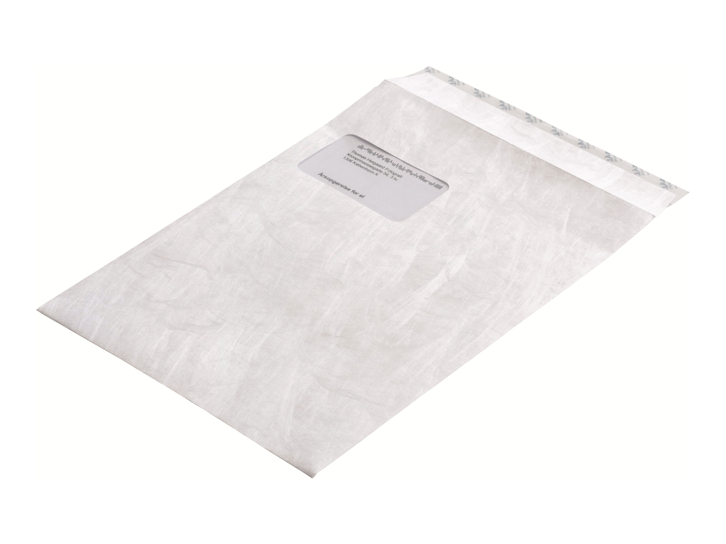 BONG Versandtaschen Tyvek Pocket DIN C4 mit Fenster weiß 100 St
