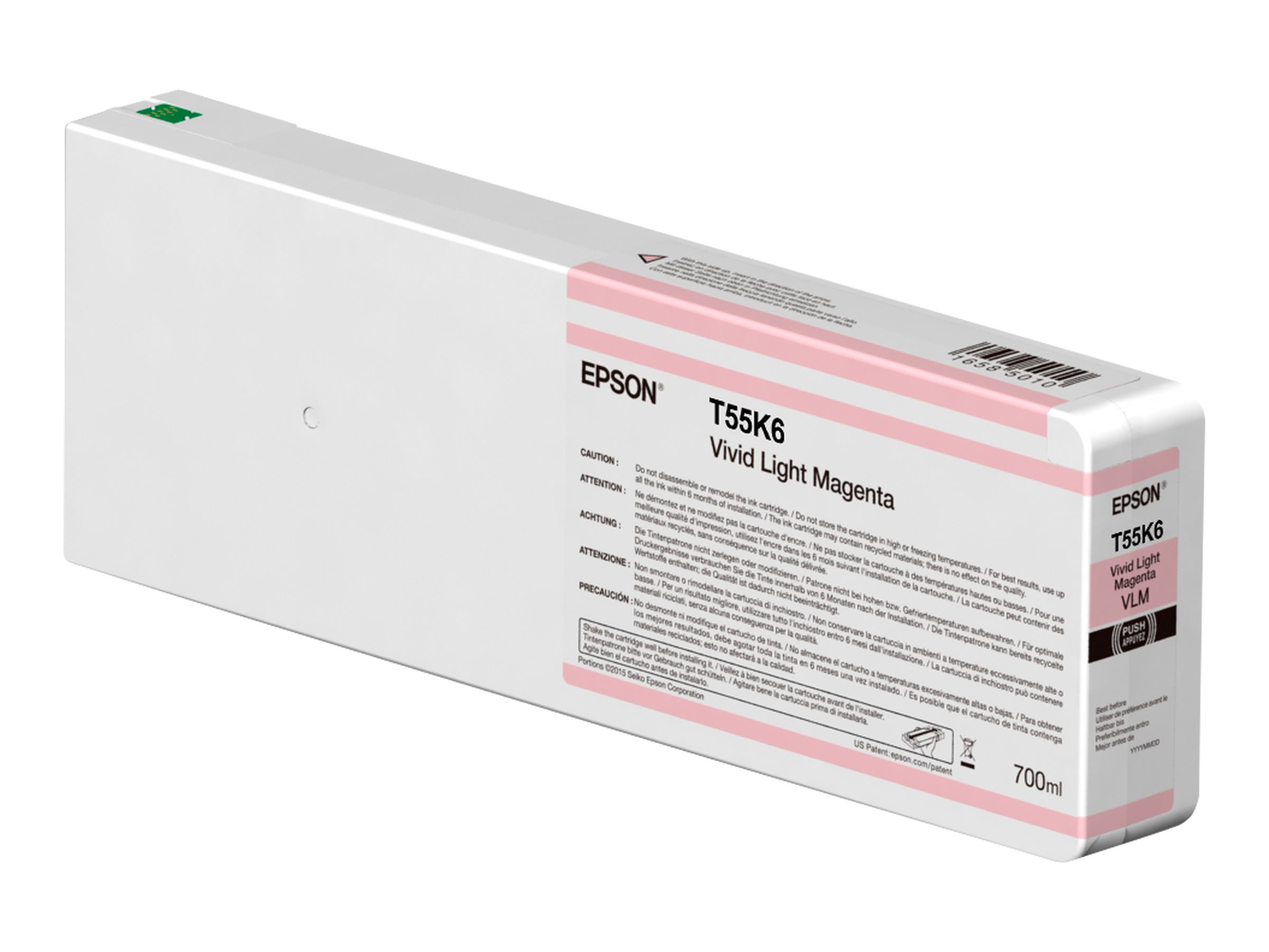 EPSON 5LB Singlepack Vivid Light Magenta T55K600 EPSON 5LB Singlepack Vivid Light Magenta T55K600