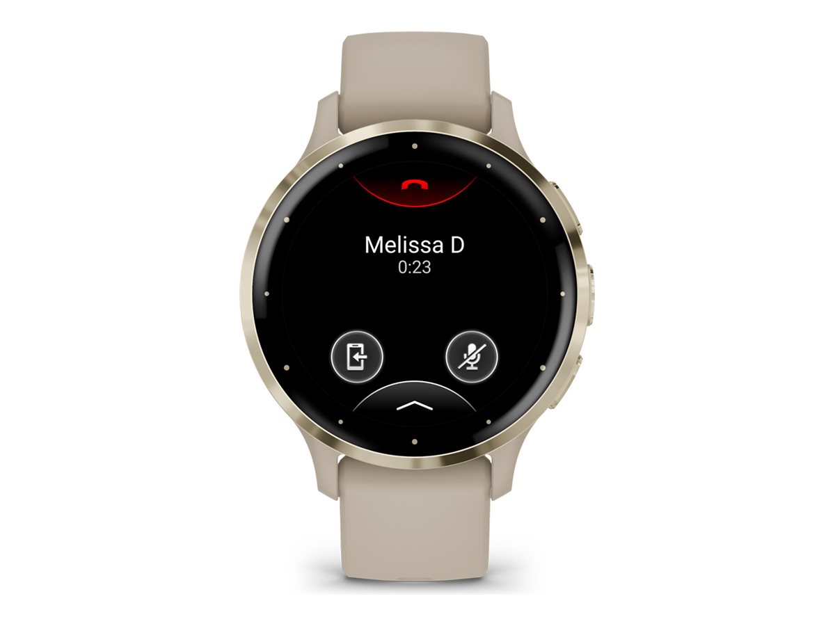 GARMIN Venu 3S Smartwatch french grey, softgold