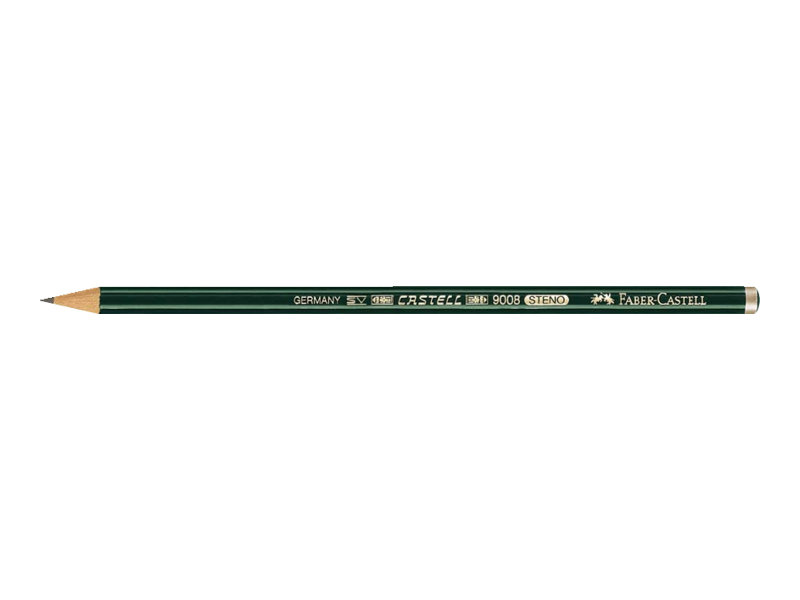 FABER-CASTELL 9008 Stenobleistift 2B gruen, 1 St. FABER-CASTELL 9008 Stenobleistift 2B gruen, 1 St.