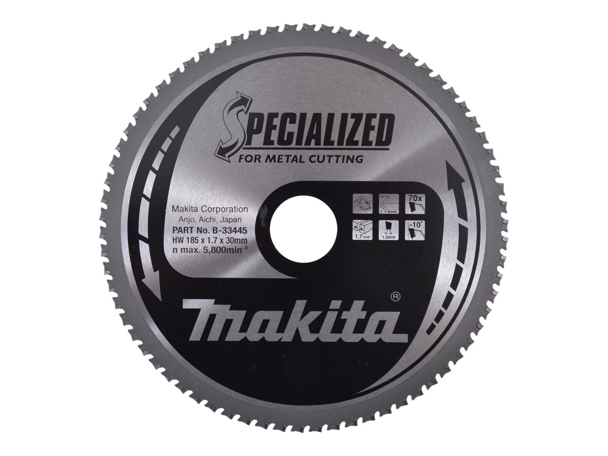 makita B-33445 SPECIALIZED KreissÃ¤geblatt 185,0 mm, 70 ZÃ¤hne
