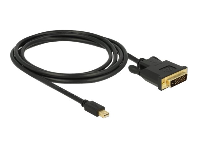 Delock Kabel mini Displayport 1.1 Stecker > DVI 24+1 Stecker schwarz 2 m Delock Kabel mini Displayport 1.1 Stecker > DVI 24+1 Stecker schwarz 2 m